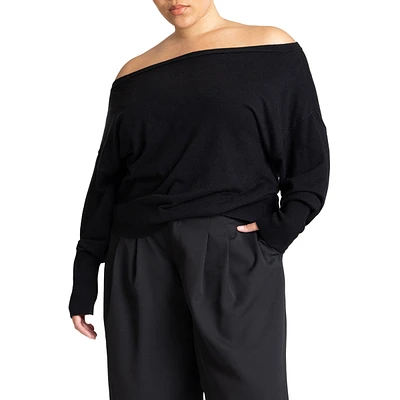 Eloquii Women's Slouchy Sweater
