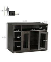 PawHut Dog Crate Furniture with Storage Space