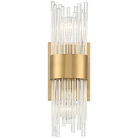Stiffel Gillery 15 1/2" High Warm Antique Brass Wall Sconce