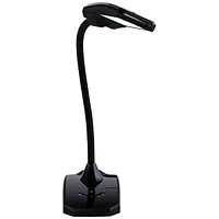 Ricky Modern Minimalist Desk Table Lamp with Usb Charging Port Led Gooseneck Adjustable Height 13.75" High Black Touch On Off Dimmer for Bedroom House