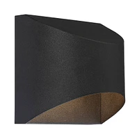 Ratner Modern Outdoor Wall Light Fixture Black Led Down light Dark Sky 5 1/2" for Exterior Barn Deck House Porch Yard Patio Outside Garage Front Door