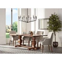 Franklin Iron Works Milanese Slender Black Chandelier Lighting 37 1/2" Wide Modern Industrial 12-Light Candelabra Fixture for Dining Room House Foyer