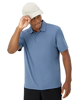 Hanes Men's Moves Performance Short Sleeve Polo