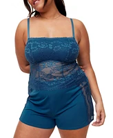 Adore Me Plus Jordyn Pajama Camisole & Shorts Set