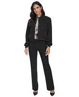 Calvin Klein Women's Stand-Collar Long-Sleeve Jacket