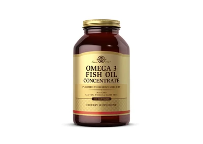 Solgar Omega-3 Fish Oil Concentrate Softgels, 120 S Gels