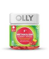 Now Foods Olly Metabolism Rings Snappy Apple, 30 Gummies
