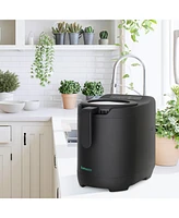 Luma Comfort Luma Electric Kitchen Composter, 2.5L Capacity Odorless Countertop Compost Bin with Lid Clear-View Window, Smart Trash Can for Food Dispo