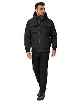 Hawke & Co. Men's Soft-Shell Hooded Sherpa Jacket