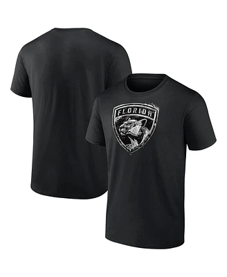 Fanatics Men's Black Florida Panthers Iced Out T-Shirt