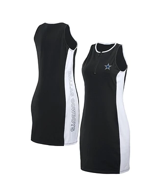 Wear by Erin Andrews Women's Black Dallas Cowboys Bodyframing Tank Dress