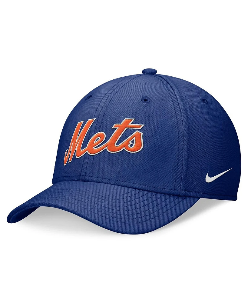 Nike Men's Royal New York Mets Primetime Performance SwooshFlex Hat