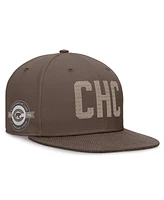 Nike Men's Brown Chicago Cubs Statement Ironstone Performance True Fitted Hat