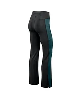 Fanatics Signature Women's Black Philadelphia Eagles Studio Fitted Flared Leggings