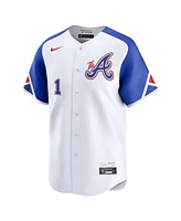 Nike Men's Ozzie Albies White Atlanta Braves City Connect Limited Player Jersey