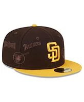 New Era Men's Brown/Gold San Diego Padres Multi Logo 59FIFTY Fitted Hat