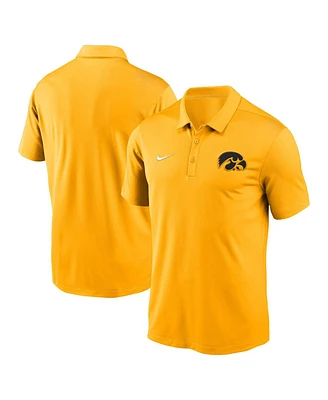 Nike Men's Gold Iowa Hawkeyes Primetime Evergreen Franchise Performance Polo Shirt