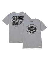 Mitchell & Ness Men's Heather Gray Bruce Lee Celebrating 5 Years T-Shirt