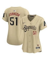 Nike Women's Randy Johnson Sand Arizona Diamondbacks City Connect Retired Player Jersey