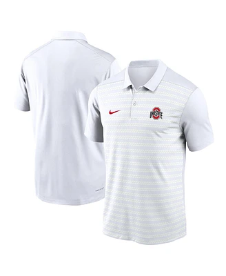 Nike Men's Scarlet Ohio State Buckeyes 2024 Early Season Coaches Sideline Performance Polo Shirt