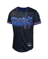 Nike Big Boys and Girls Vladimir Guerrero Navy Toronto Blue Jays 2024 City Connect Limited Player Jersey