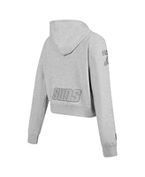 Pro Standard Women's Heather Gray Phoenix Suns Triple Tonal Full-Zip Hoodie