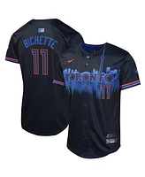 Nike Big Boys and Girls Bo Bichette Navy Toronto Blue Jays 2024 City Connect Limited Player Jersey