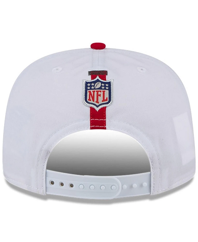 New Era Men's White/Red Tampa Bay Buccaneers 2024 Nfl Training Camp Golfer Snapback Hat