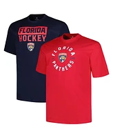 Fanatics Men's Florida Panthers Big Tall 2-Pack T-Shirt Set