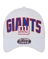 New Era Men's White York Giants Breakers 39THIRTY Flex Hat