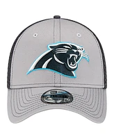New Era Men's Gray Carolina Panthers Grayed Out 39THIRTY Flex Hat