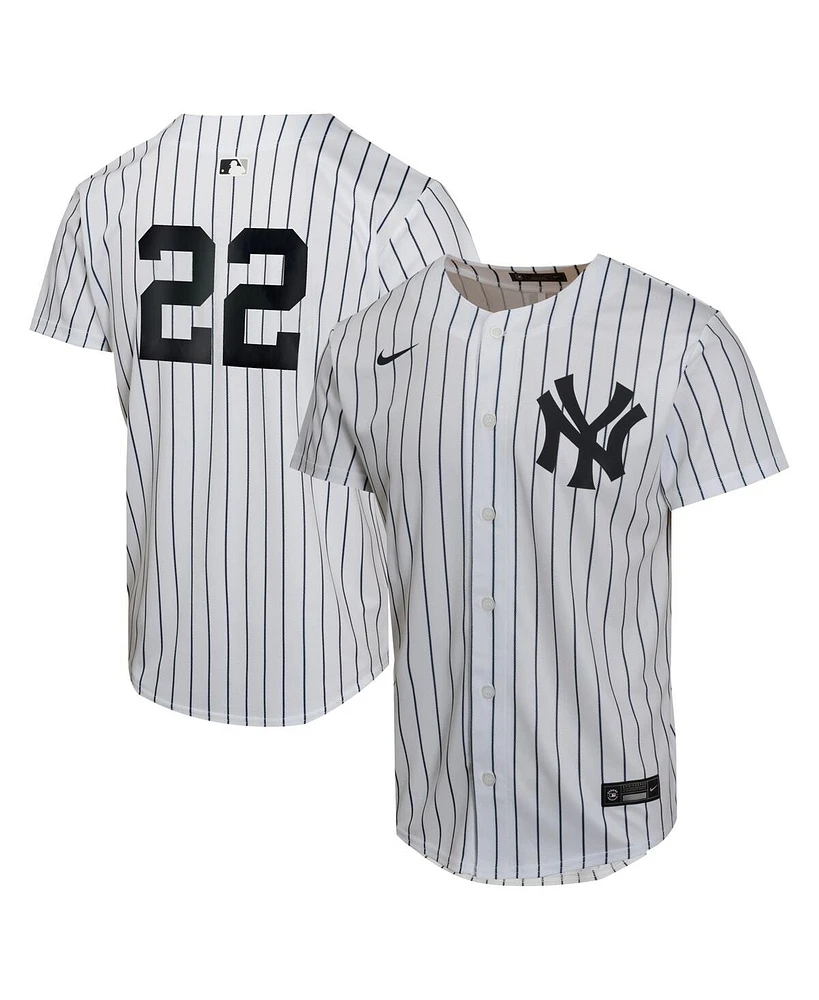 Nike Big Boys and Girls Juan Soto White New York Yankees Home Game Player Jersey