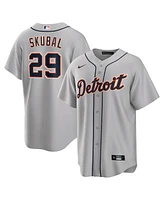 Nike Men's Tarik Skubal Gray Detroit Tigers Road Replica Jersey