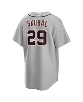 Nike Men's Tarik Skubal Gray Detroit Tigers Road Replica Jersey