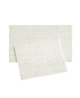 Laura Ashley Butter Chenille 2-Pc. Bath Mat Set