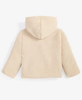 First Impressions Unisex Sweater-Knit Faux-Sherpa-Lined Hooded Jacket, Created for Macy's