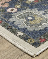 Oriental Weavers Hastings HA01E 3'10x5'5 Area Rug