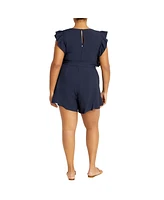 City Chic Women's Fee Playsuit