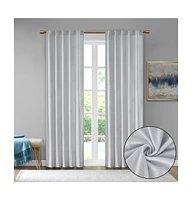 510 Design Colt Room Darkening Velvet Thermal Insulated Curtain Panel Pair