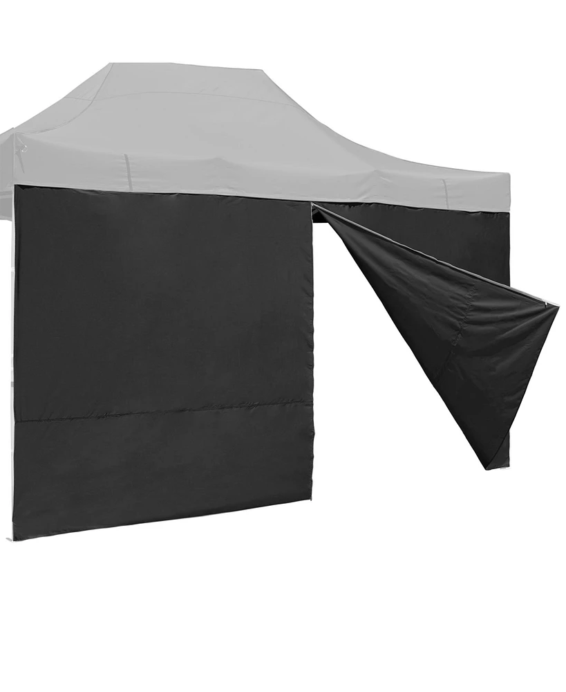 Instahibit 1 Pack Side Wall for 10x15 Ft Ez Pop Up Canopy Tent UV50+ Zipper Lawn