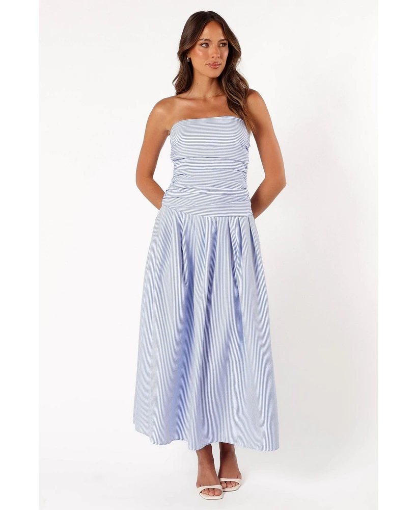 Petal and Pup Women's Avalee Strapless Maxi Dress