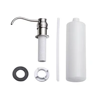 Yescom Built In Soap Dispensers Liquid Lotion Pump for Kitchen Bathroom Sink Refillable 400ml Bn