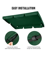 Yescom 64"x47" Swing Canopy Replacement UV30+ 180gsm Patio Top Cover Outdoor Green