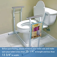 Yescom Toilet Safety Rails Frame,Elderly Assistance Products Handles for Seniors Elderly Disabled