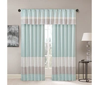 Amherst Polyoni Pin tuck Valance Curtain