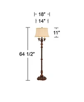 Barnes and Ivy Traditional Italian Standing Floor Lamp Candelabra Style 4