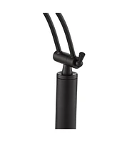 Grady Traditional Piano Banker Desk Table Lamp 16 1/2" High Led Black Bronze Metal Shade Adjustable Arm for Living Room Bedroom House Bedside Nightsta