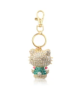 Hello Kitty Sanrio Bling 3D Keychain - Crystal-Studded Charm for Bag