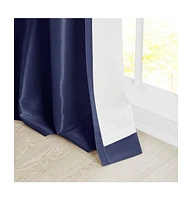 Madison Park Emilia Twist Tab Lined Window Curtain Panel, 50"W x 120"L