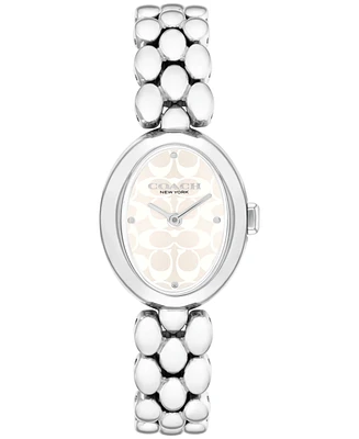 Coach Women's Silver Sammy Stainless Steel Watch 22.5mm